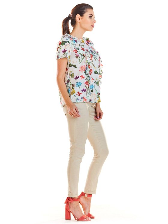 Infinite You Infinite You Bluzka M198 Écru Basic Fit