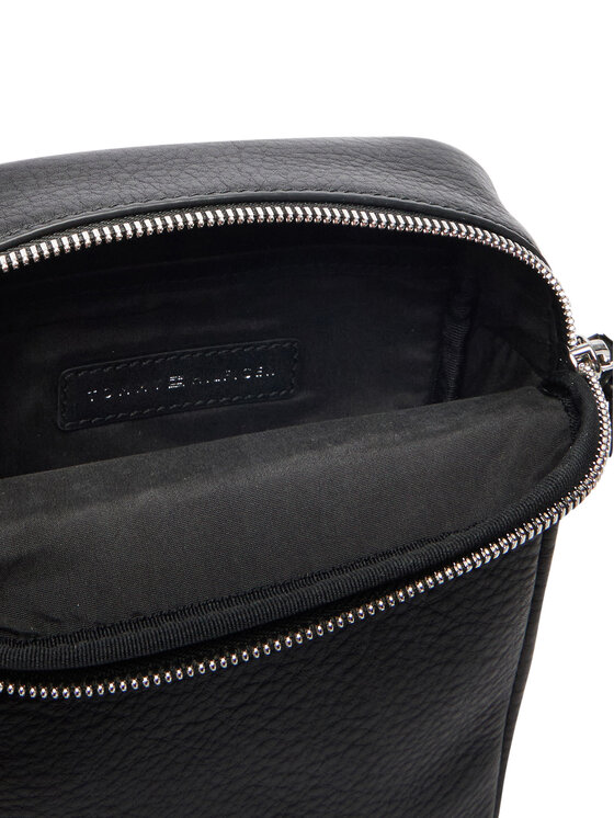 Tommy Hilfiger Tommy Hilfiger Мъжка чантичка Th Bus Leather Mini Reporter AM0AM14393 Черен