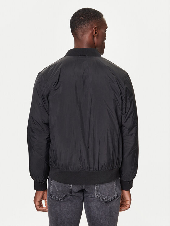 Calvin Klein Calvin Klein Płaszcz przejściowy LV04LD518G Czarny Regular Fit