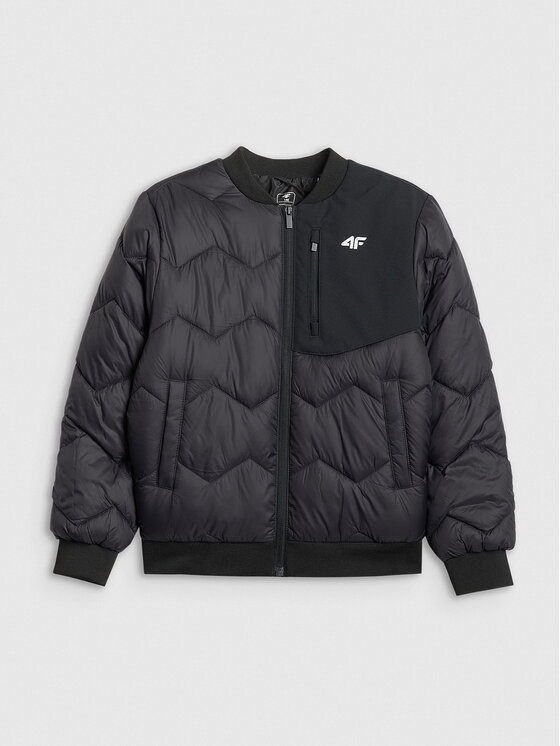 4F 4F Kurtka puchowa OUTERWEAR Czarny Regular Fit
