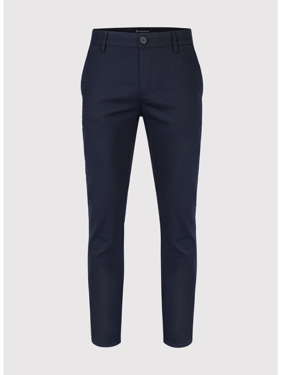 Pako Lorente Pako Lorente Spodnie materiałowe P24WB-WX-012 Granatowy Classic Fit