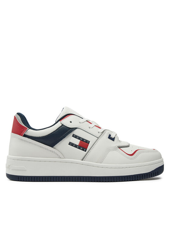 Tommy Hilfiger Snīkeri Retro Basket EM0EM01463 Balts