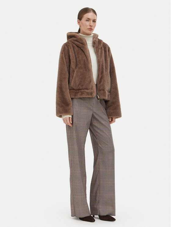 Liu Jo Liu Jo Шуба TF6005 E1135 Світло-коричневий Regular Fit