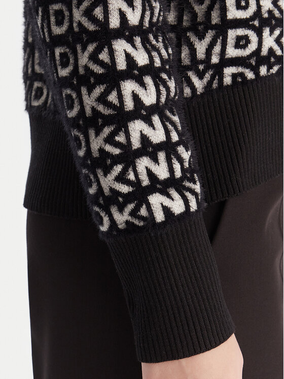 DKNY DKNY Sveter P5MSAX92 Čierna Regular Fit