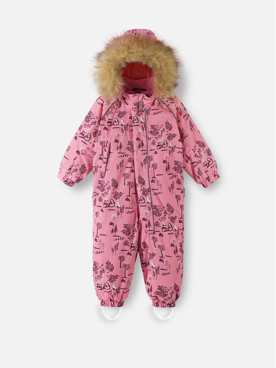 Reima Reima Зимен детски гащеризон Lappi 5100129C Розов Regular Fit