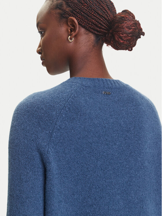 BOSS BOSS Maglione Febisan 50478315 Blu Regular Fit