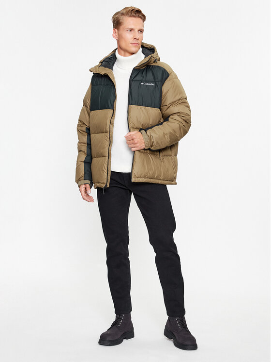 Columbia Columbia Zimska jakna Pike Lake™ II Hooded Jacket Rjava Regular Fit