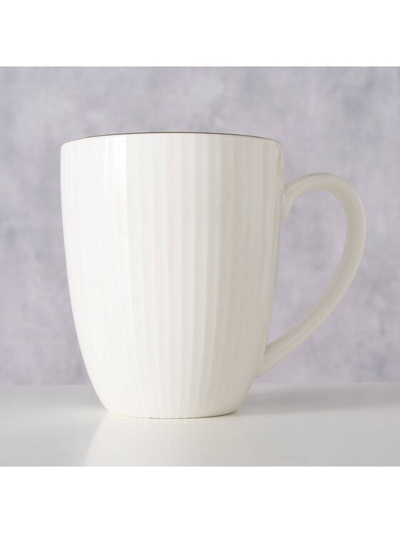 MIAhome MIAhome Kubek porcelanowy Lilly III Biały