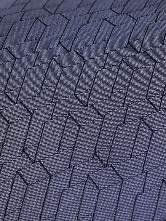 ELSNER ELSNER Γραβάτα SEVEN FOLD Z DEKORACYJNYM PRZESZYCIEM Z JEDWABNEGO ŻAKARDU A5879 Μπλε