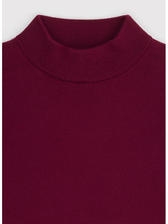 Pako Lorente Pako Lorente Sweter P26WN-2X-009 Bordowy Regular Fit