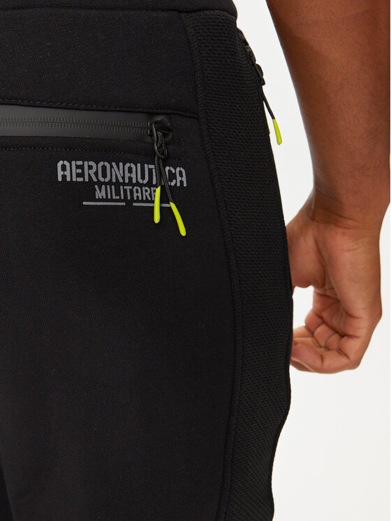 Aeronautica Militare Aeronautica Militare Jogginghose 242PF949F565 Schwarz Regular Fit