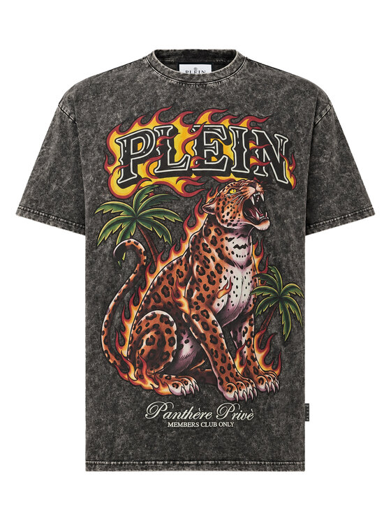 PHILIPP PLEIN PHILIPP PLEIN T-Shirt 32090 Czarny Regular Fit