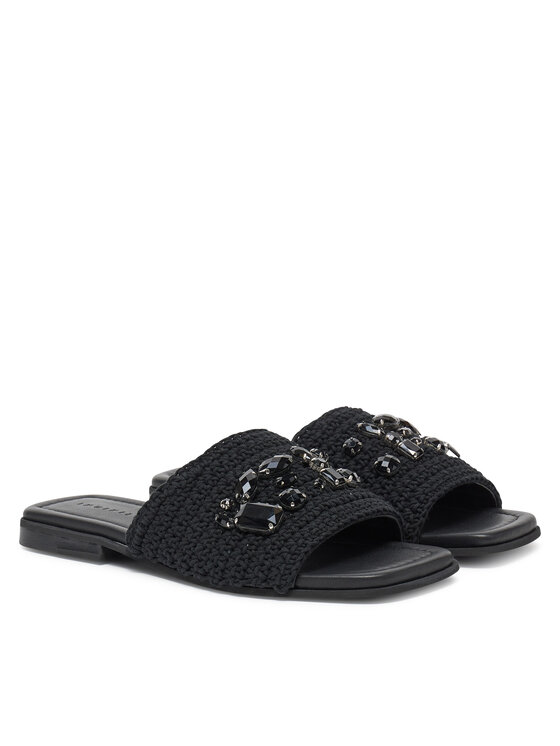 Inuikii Inuikii Papucs Classic Suede Velcro 70104-367 Fekete