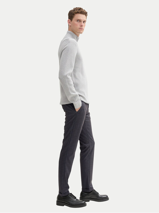 Tom Tailor Tom Tailor Chino nohavice 1044853 Sivá Slim Fit