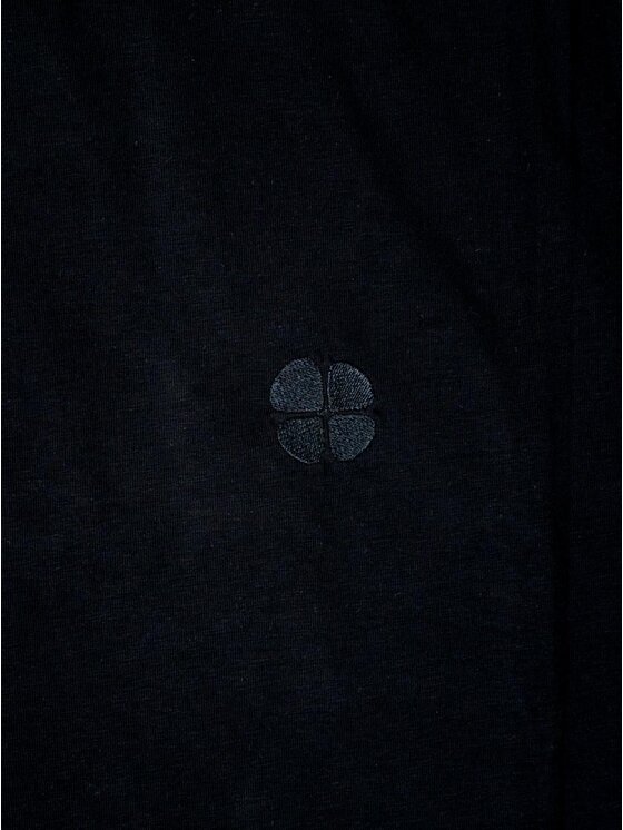 Good Luck Good Luck T-Shirt Koniczyna klasyczna 131685 Czarny Regular Fit