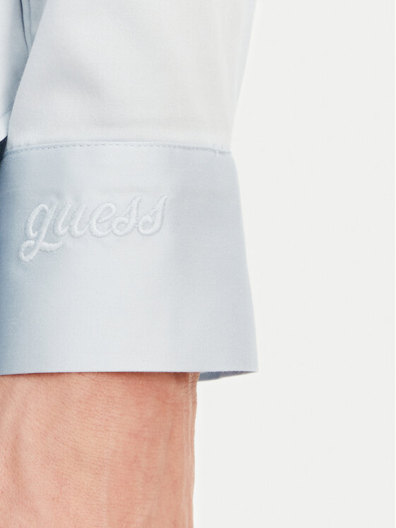 Guess Guess Marškiniai W5RH31 WAF10 Mėlyna Regular Fit