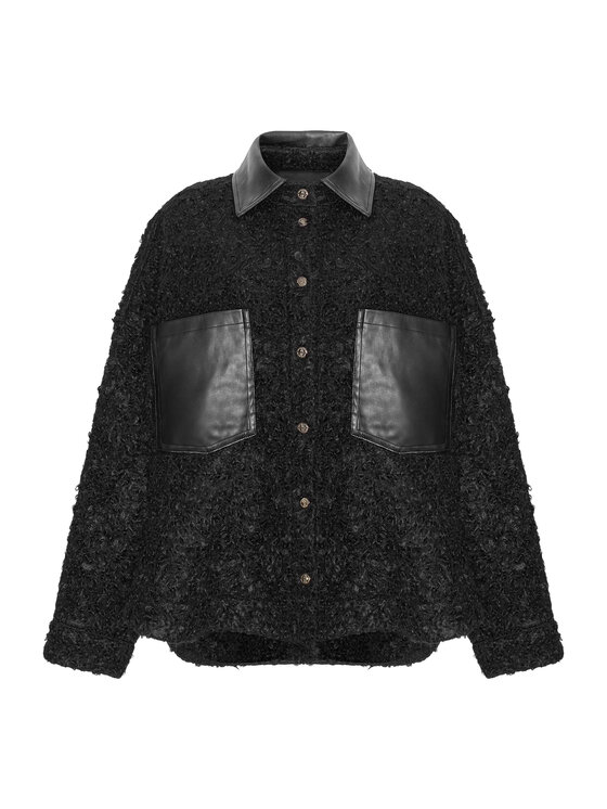 Magda Matyja Magda Matyja Kurtka damska OKLAHOMA JACKET Czarny Regular Fit
