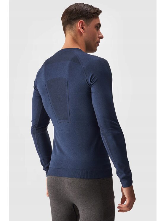 4F 4F Bielizna termoaktywna górna USEAM174-XXL/3XL-31 Granatowy Regular Fit