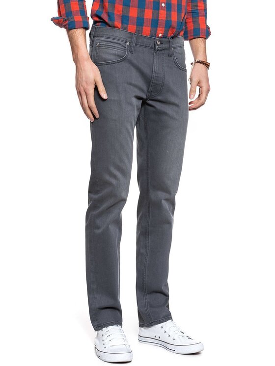 Lee Lee Jeans DAREN ZIP FLY Grigio Straight Fit