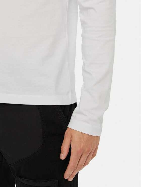 Aeronautica Militare Aeronautica Militare Тениска с дълъг ръкав 262TS2390UJ00372 Бял Regular Fit
