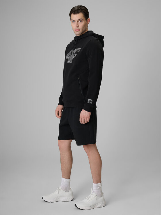 4F 4F Szorty sportowe COMMERCIAL 3 Czarny Regular Fit