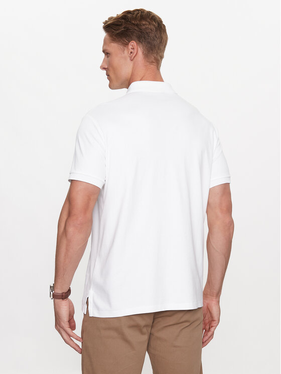 Polo Ralph Lauren Polo Ralph Lauren Polo marškinėliai 710713130003 Balta Custom Slim Fit
