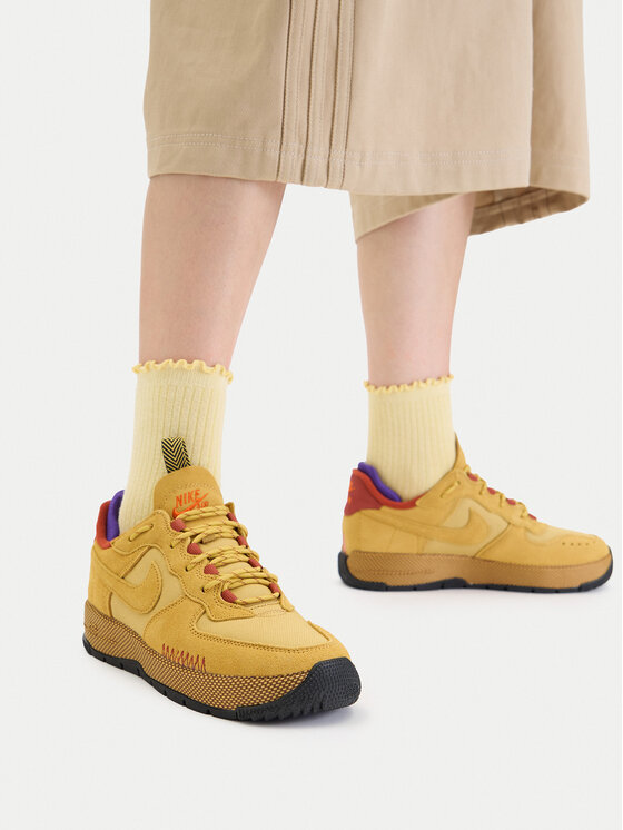 Nike Nike Sneakersy Air Force 1 Wild FB2348 700 Żółty