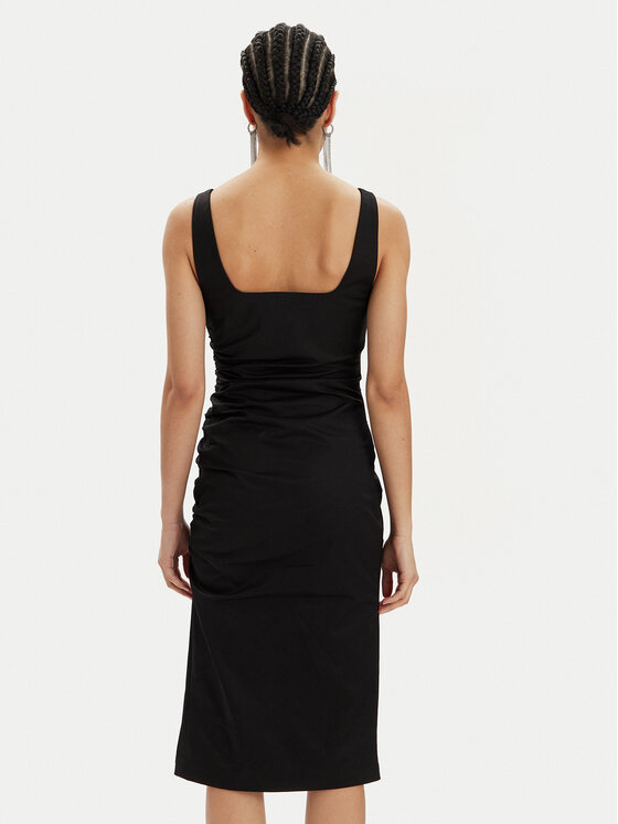 KARL LAGERFELD KARL LAGERFELD Ljetna haljina 241W1303 Crna Slim Fit