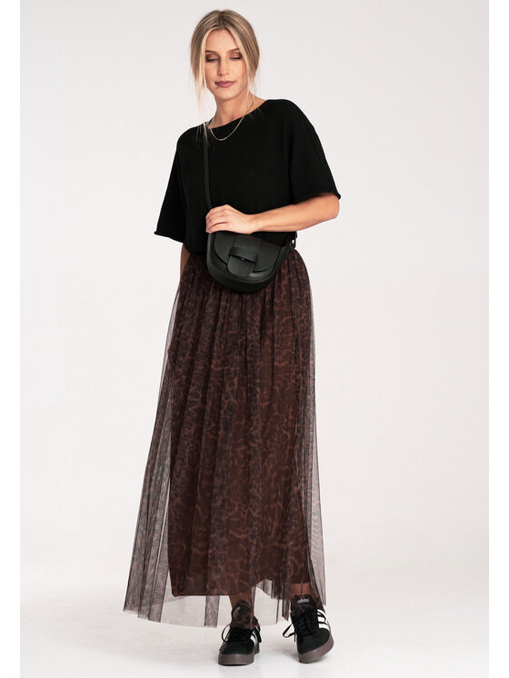 FIGL FIGL Sweter M1102 Czarny Oversize