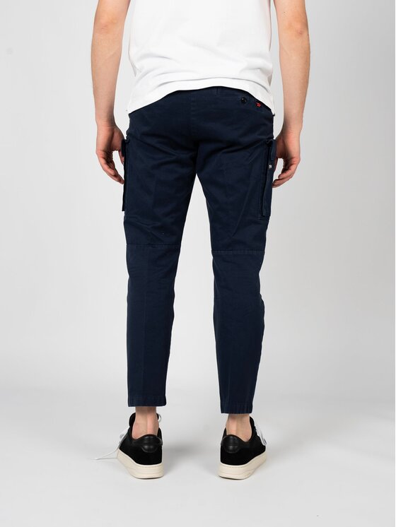 Diesel Diesel Pantaloni di tessuto A10372-REJAB Blu scuro Regular Fit