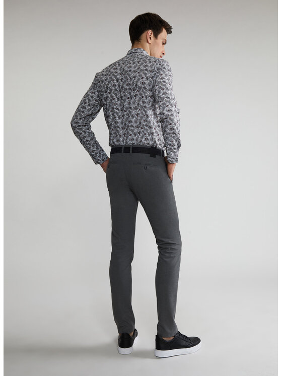 Pako Lorente Pako Lorente Spodnie materiałowe P22SF-WX-002 Szary Slim Fit