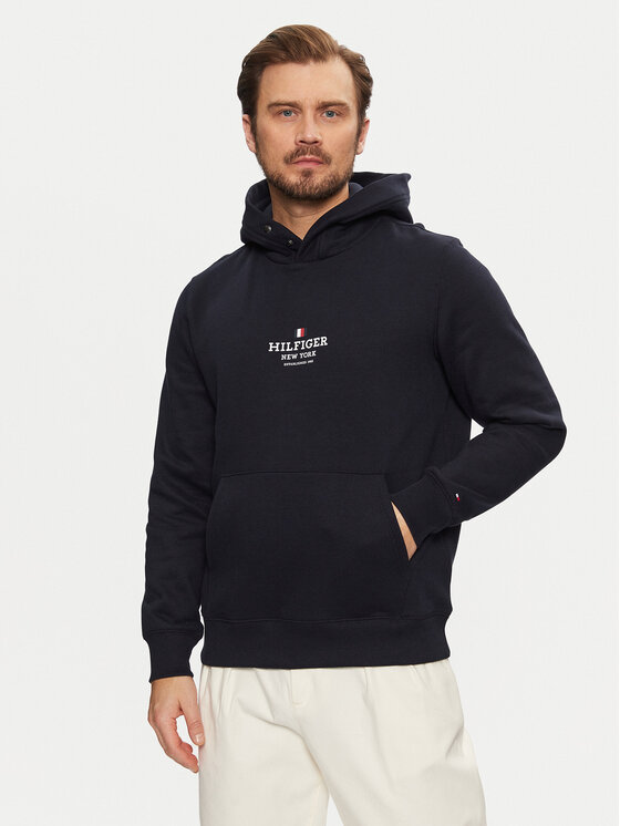 Tommy Hilfiger Tommy Hilfiger Pulóver MW0MW39050 Sötétkék Regular Fit