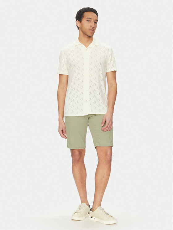 Blend Blend Pantaloni scurți de blugi 20718128 Verde Regular Fit