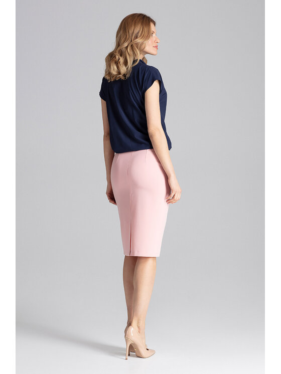 FIGL FIGL Blúzka M652 Tmavomodrá Regular Fit