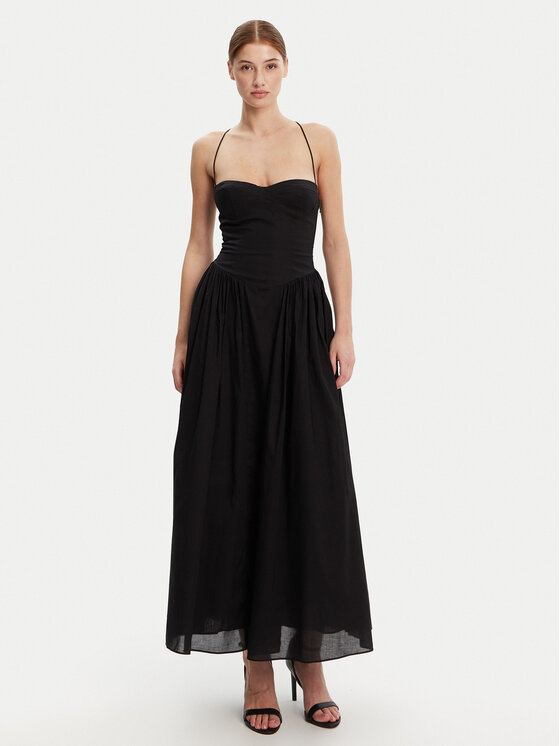 BARDOT BARDOT Abendkleid 59786DB Schwarz Regular Fit
