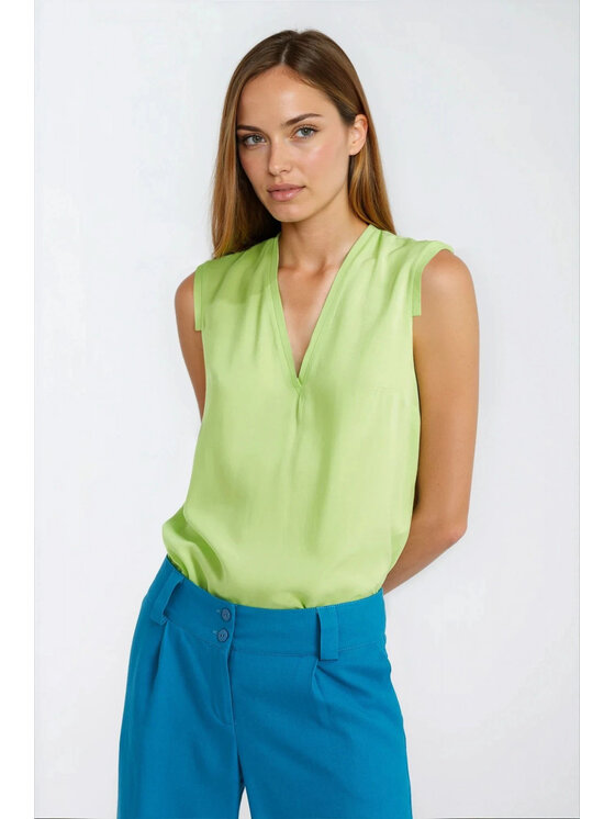 NIFE NIFE Halenka B209 Zelená Regular Fit