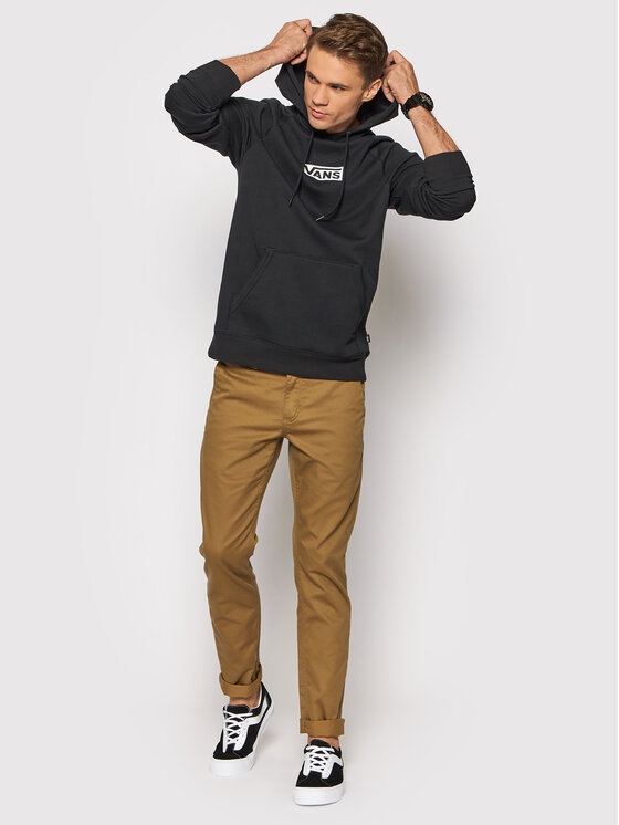 Vans Vans Чино панталони Authentic VN0A5FJ7 Кафяв Slim Fit