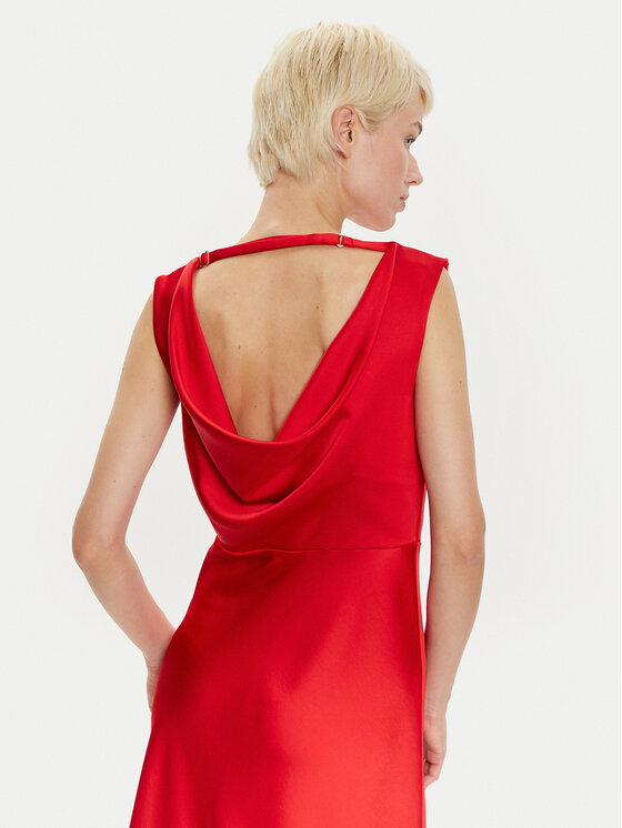 Imperial Imperial Kokteilinė suknelė AFBAIBA Raudona Slim Fit