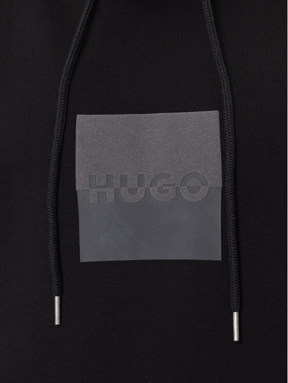 HUGO HUGO Mikina Duspliter 50542787 Černá Relaxed Fit