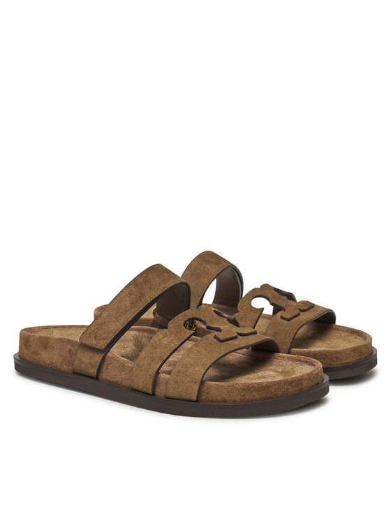 Tory Burch Tory Burch Pantoletten Ines Sport Slide 163481 Braun