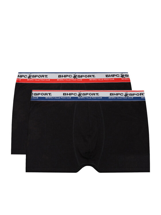 Beverly Hills Polo Club Beverly Hills Polo Club Σετ μποξεράκια 2 τμχ. CEO_ZGW_BHPC_003_AW25_(2-PACK) Μαύρο