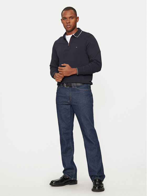 Tommy Hilfiger Tommy Hilfiger Sweater MW0MW33168 Sötétkék Regular Fit