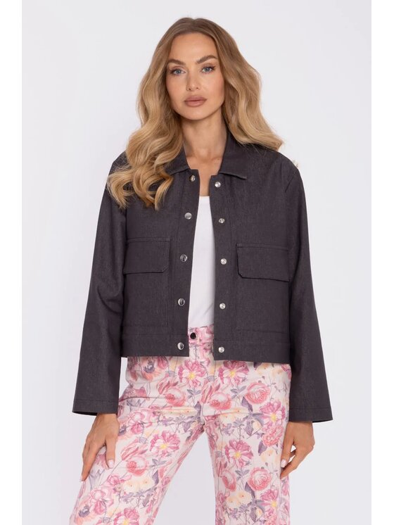 Made of Emotion Made of Emotion Giacca da abito M909 Grigio scuro Boxy Fit