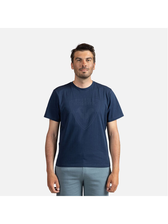 Rossignol Rossignol T-Shirt Cliffside Tee Granatowy Regular Fit