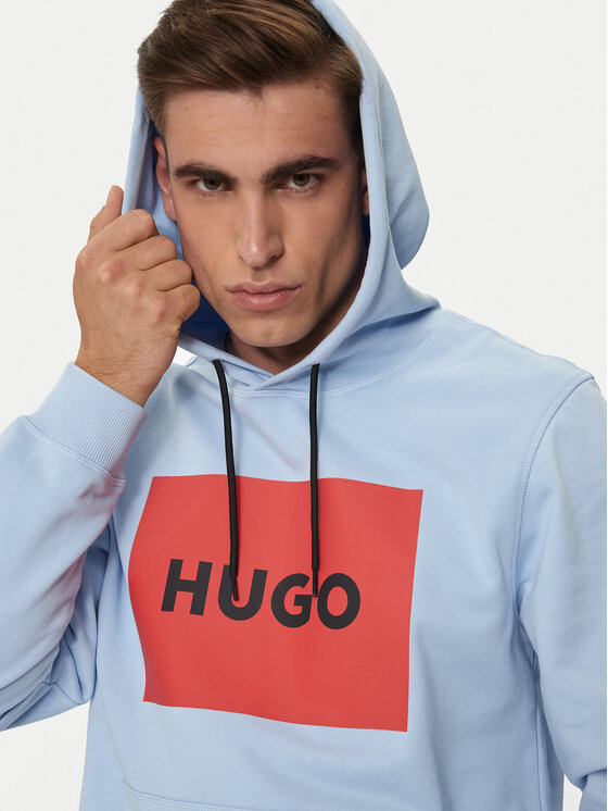 HUGO Hugo Pulóver Duratschi223 50473168 Kék Regular Fit