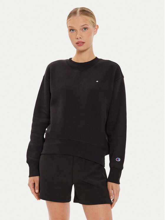 Champion Mikina 116240 Čierna Loose Fit