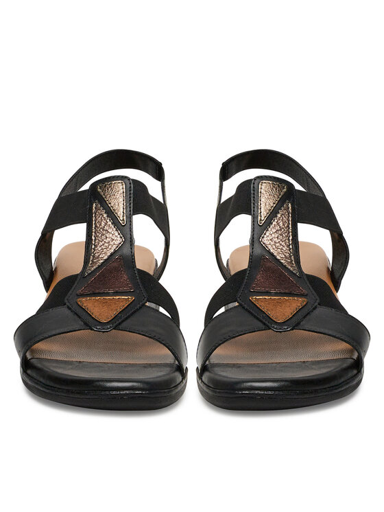 Go Soft Go Soft Sandale WI16-INES-06 Negru