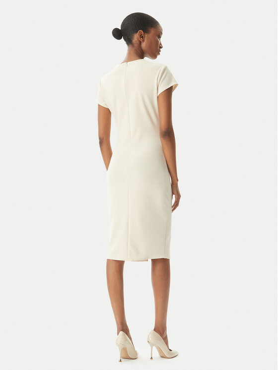 Rinascimento Rinascimento Rochie cocktail CFC0123774003 Bej Regular Fit