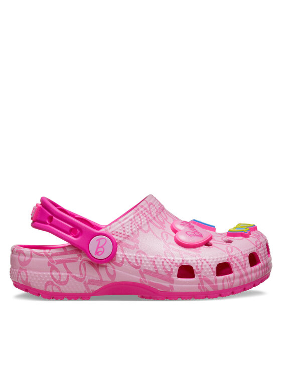 Crocs Crocs Klapki Mattel Pink Barbie Cls Clg T 211407 Różowy