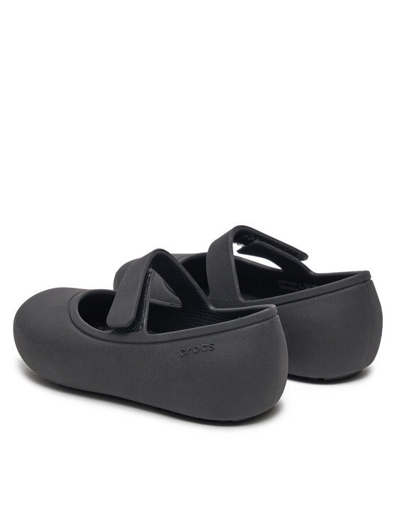 Crocs Crocs Μπαλαρίνες Brooklyn Mary Jane Flat T 209430 Μαύρο